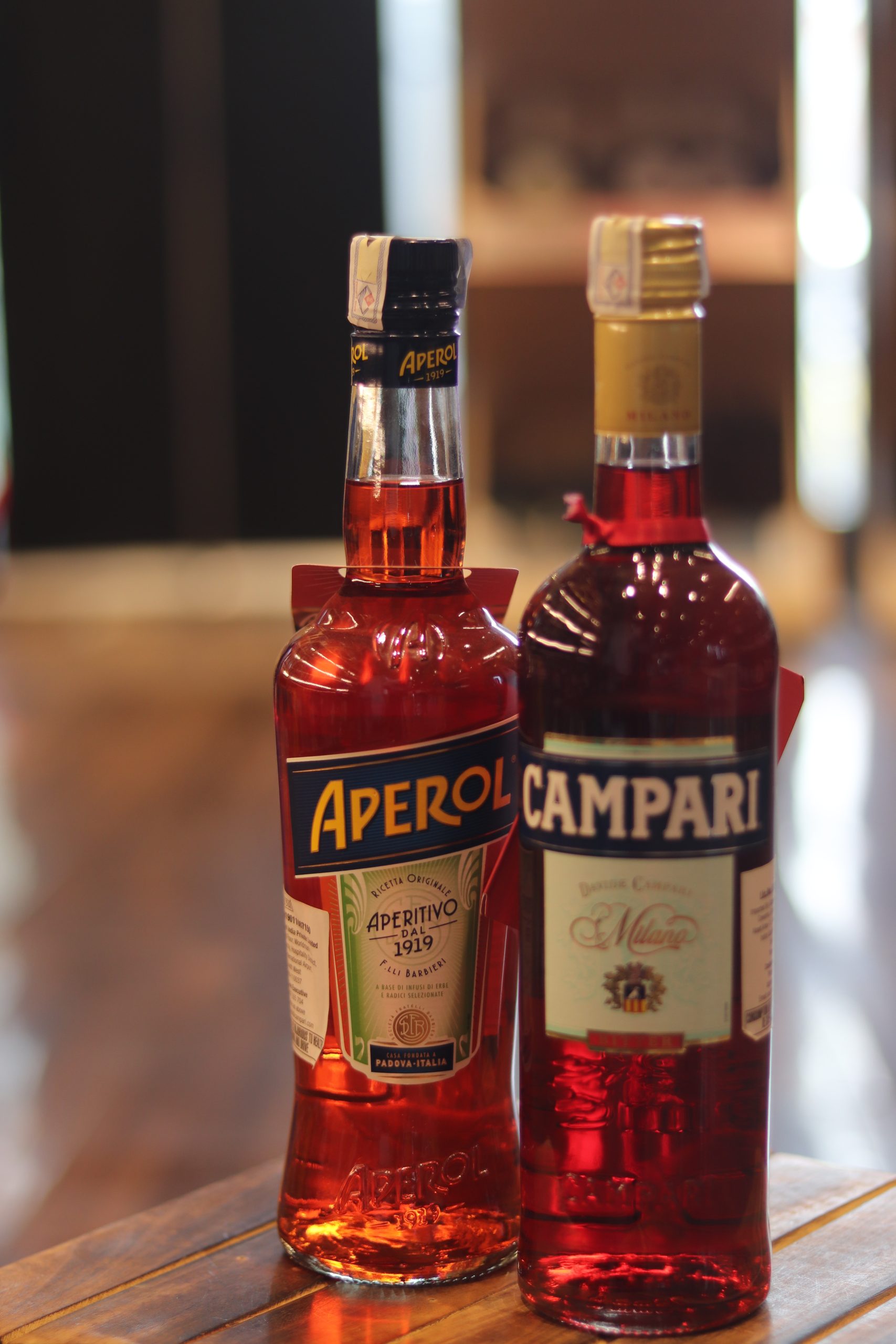 aperol and campari